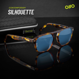 Rayne | Blue TORT Power Sunglasses