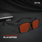 Barton Matte Black | FL-41 Migraine Relief Glasses