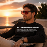 Bane Black | FL-41 Migraine Relief Glasses