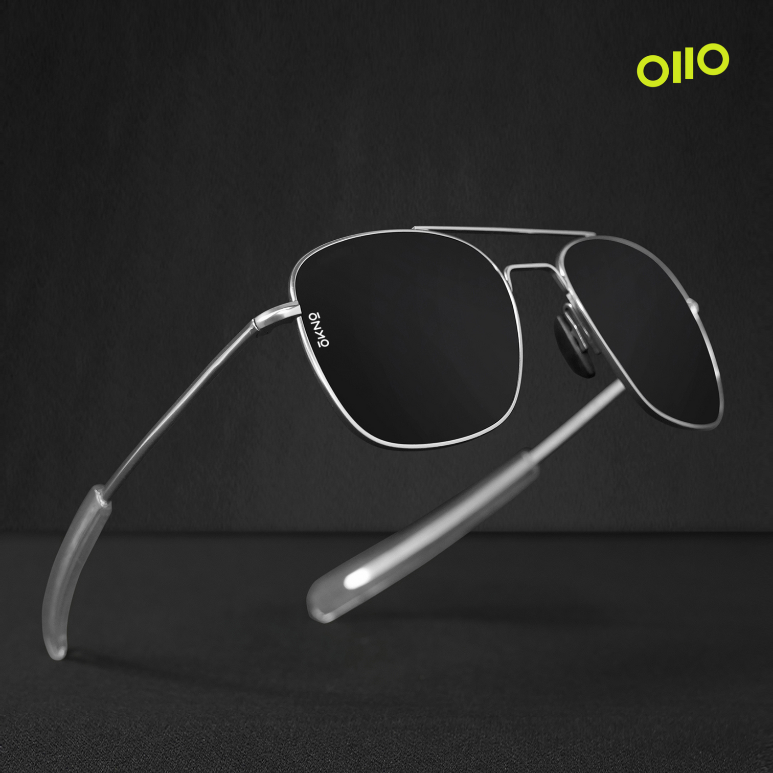 NightFire Silver Black Sunglasses for Men Online at Eyewearlabs