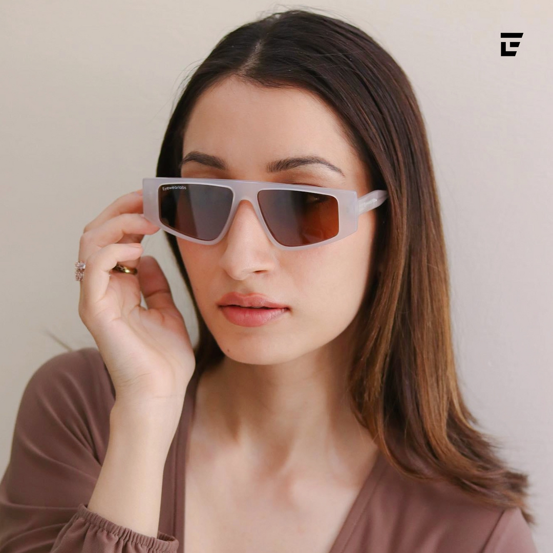 Buy Stylish Women Sunglasses Online in India Lisa Frost White