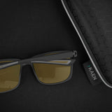 Myles Black | Yellow Night Vision Prescription Lens