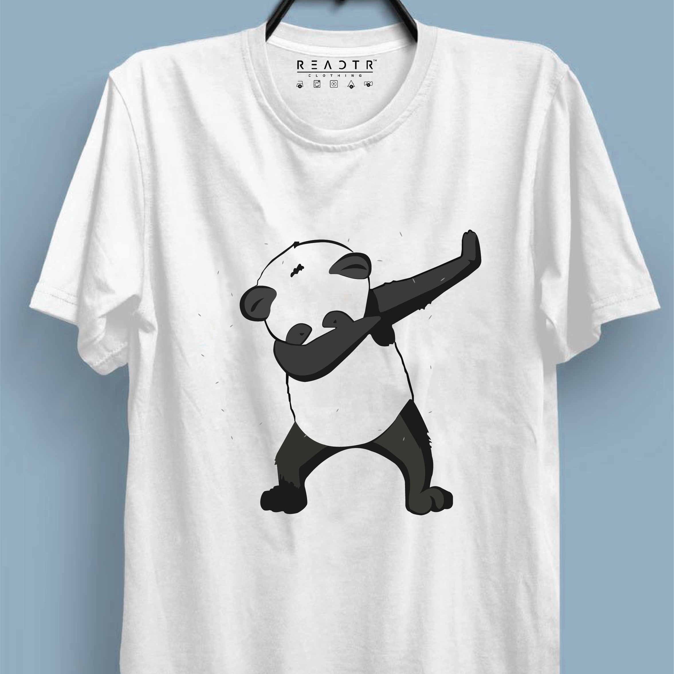 Dabbing Panda Reactr Tshirts For Men - Eyewearlabs