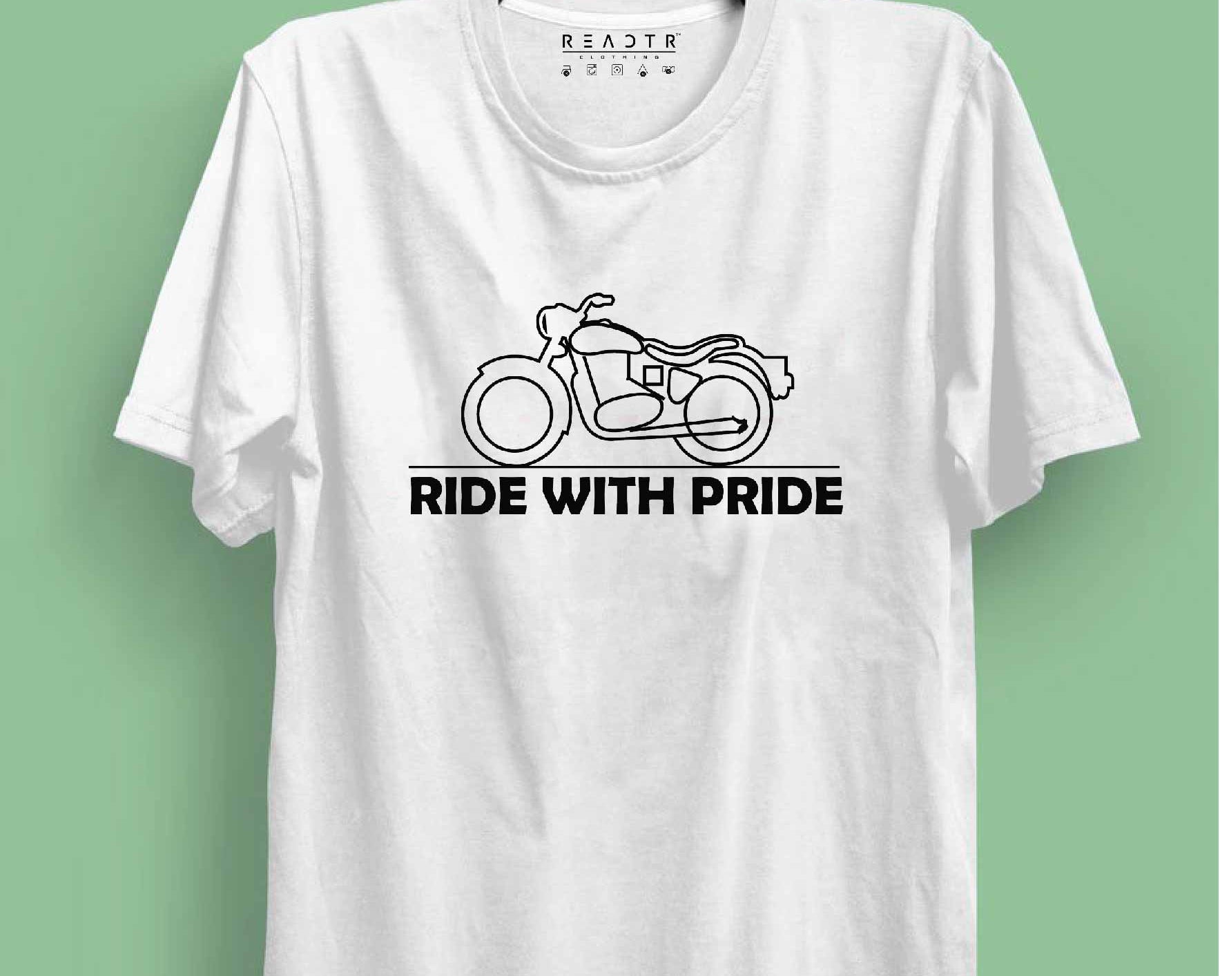 Ride With Pride Reactr Tshirts For Men - Eyewearlabs