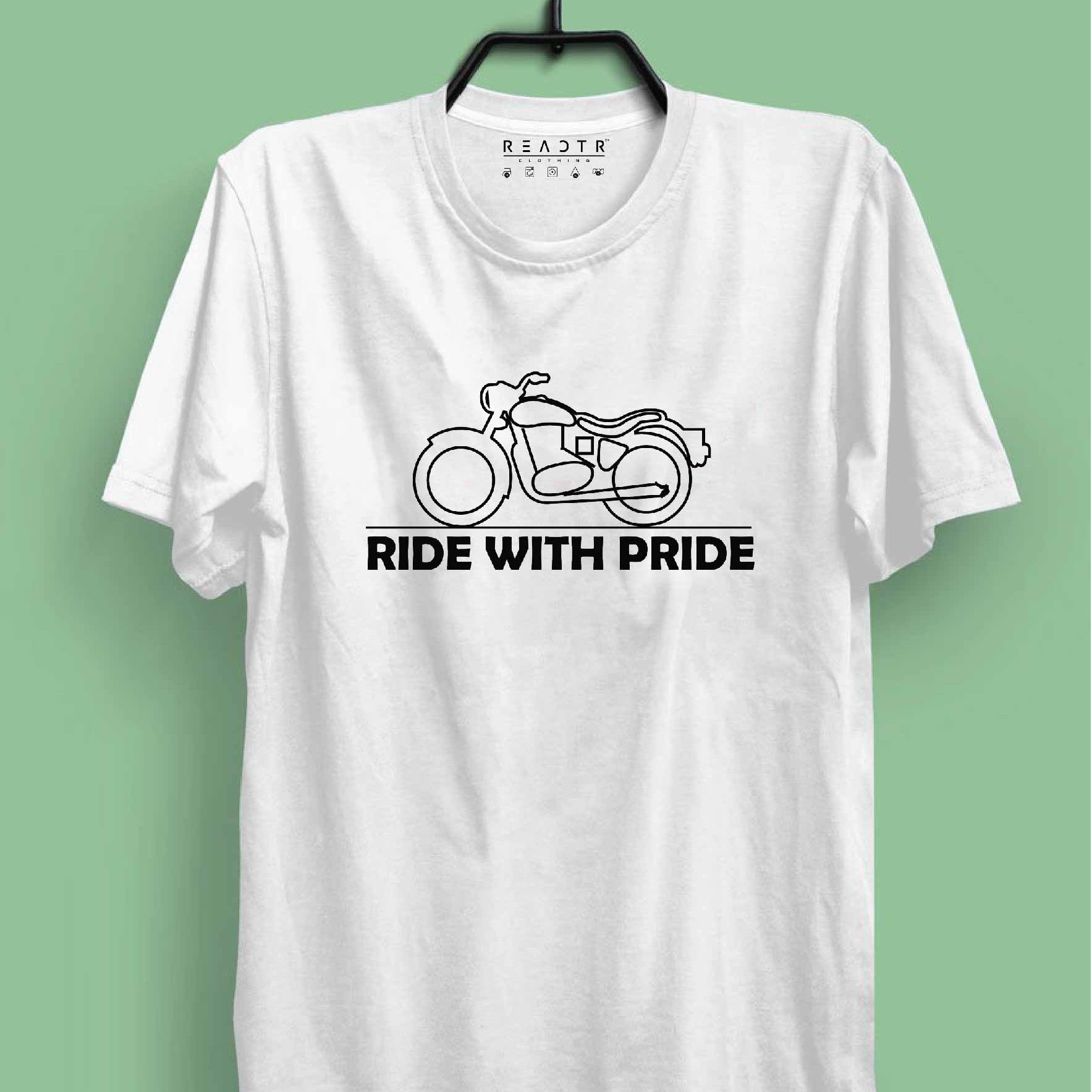 Ride With Pride Reactr Tshirts For Men - Eyewearlabs