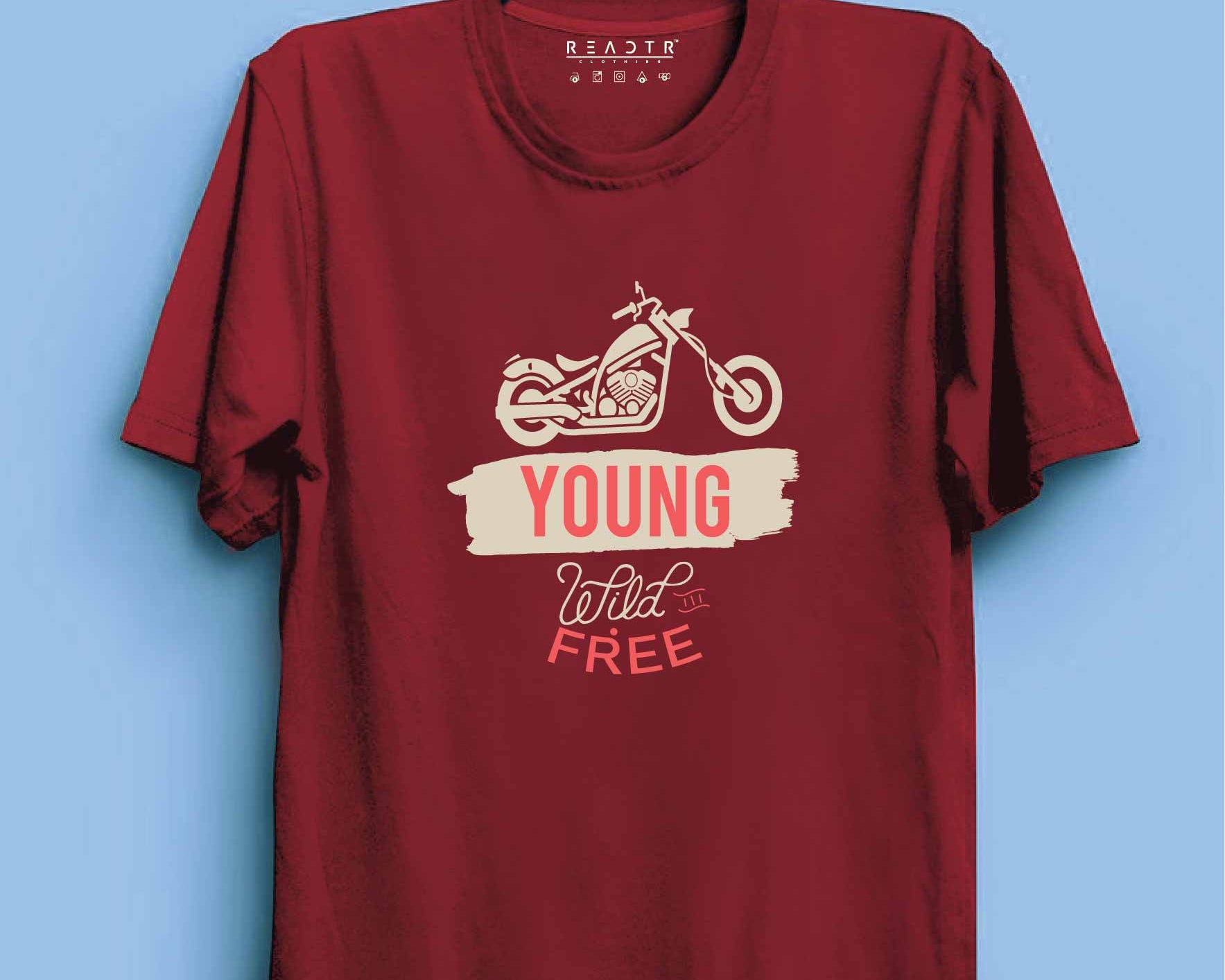 Young Wild and Free Reactr Tshirts For Men - Eyewearlabs