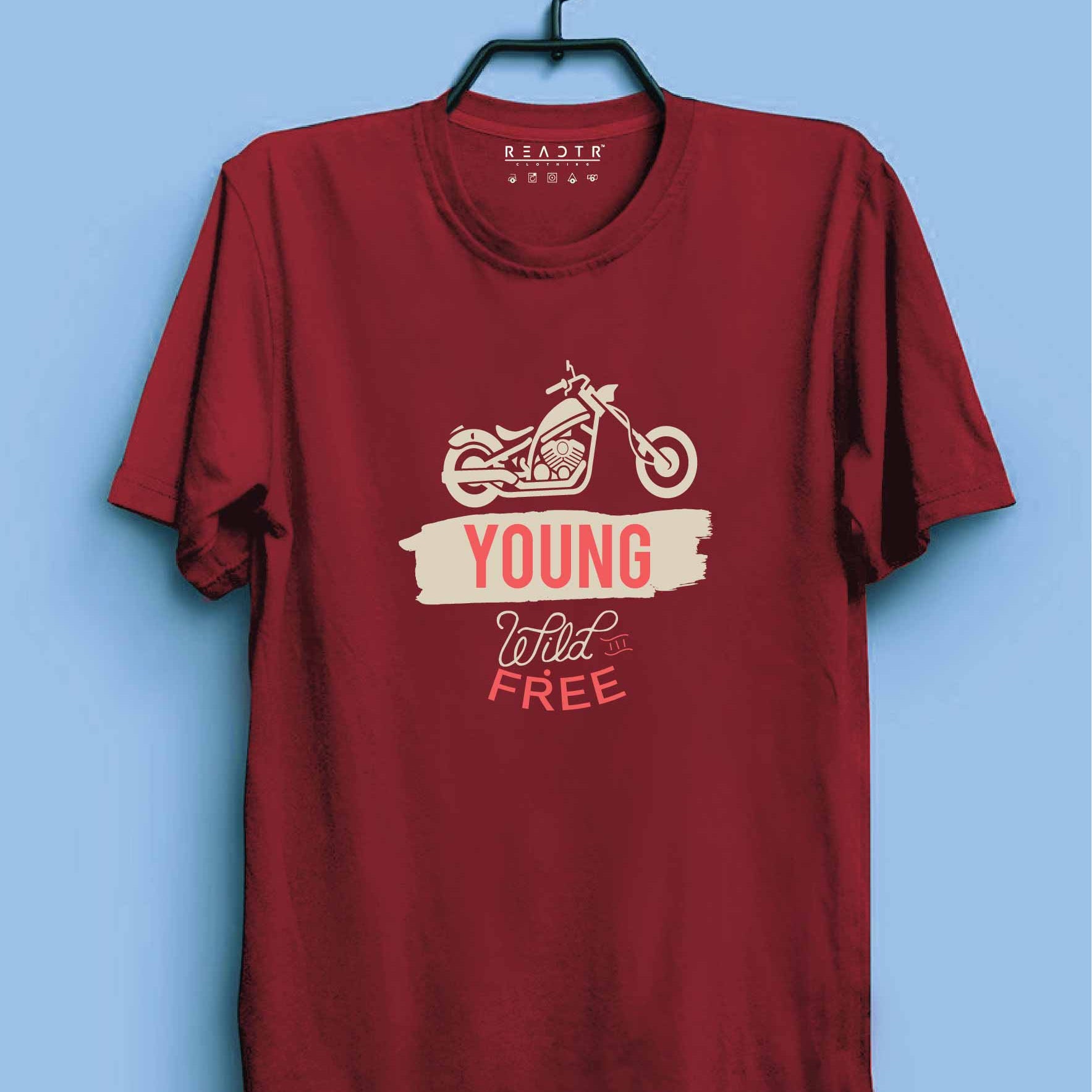 Young Wild and Free Reactr Tshirts For Men - Eyewearlabs