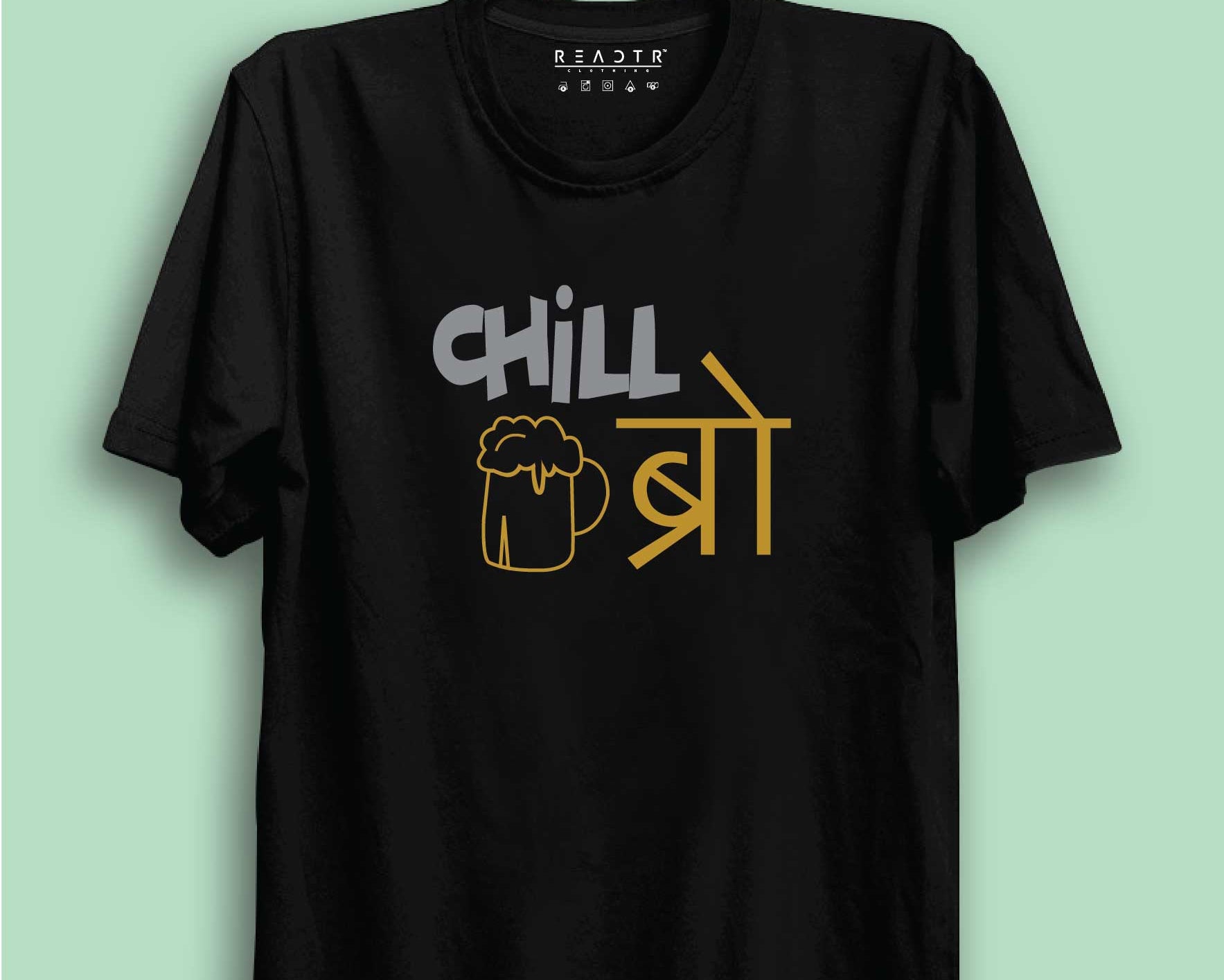 Chill Bro Reactr Tshirts For Men - Eyewearlabs
