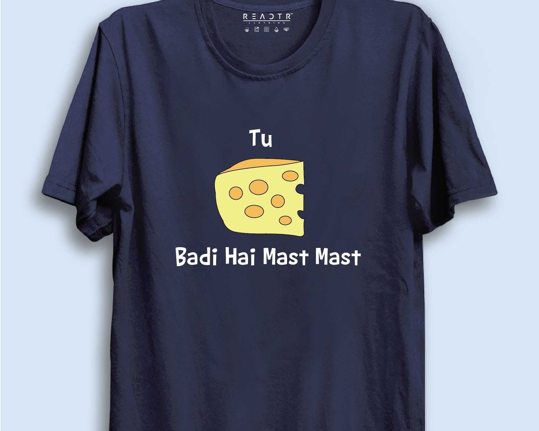 Tu Cheese Badi hai mast Reactr Tshirts For Men - Eyewearlabs