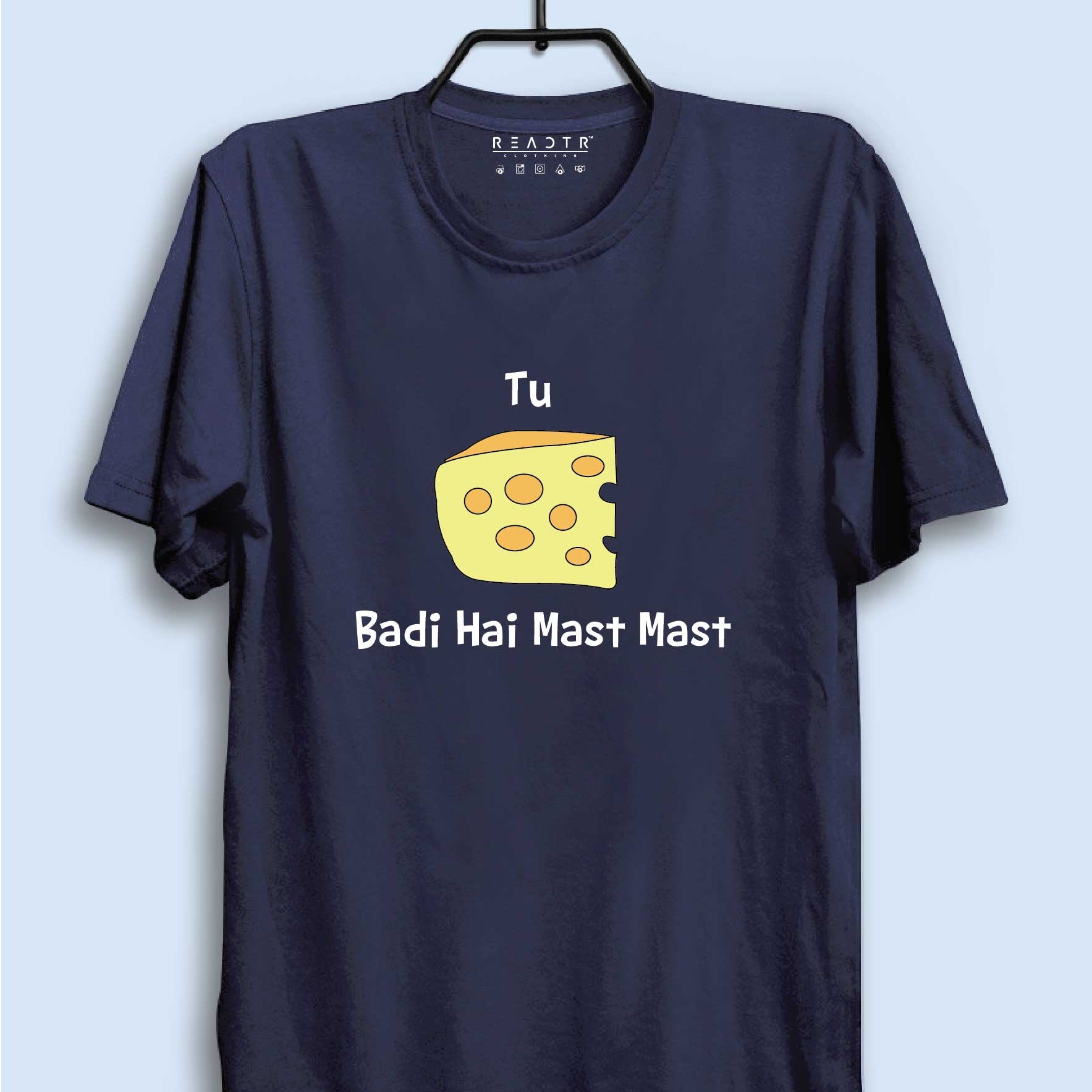 Tu Cheese Badi hai mast Reactr Tshirts For Men - Eyewearlabs
