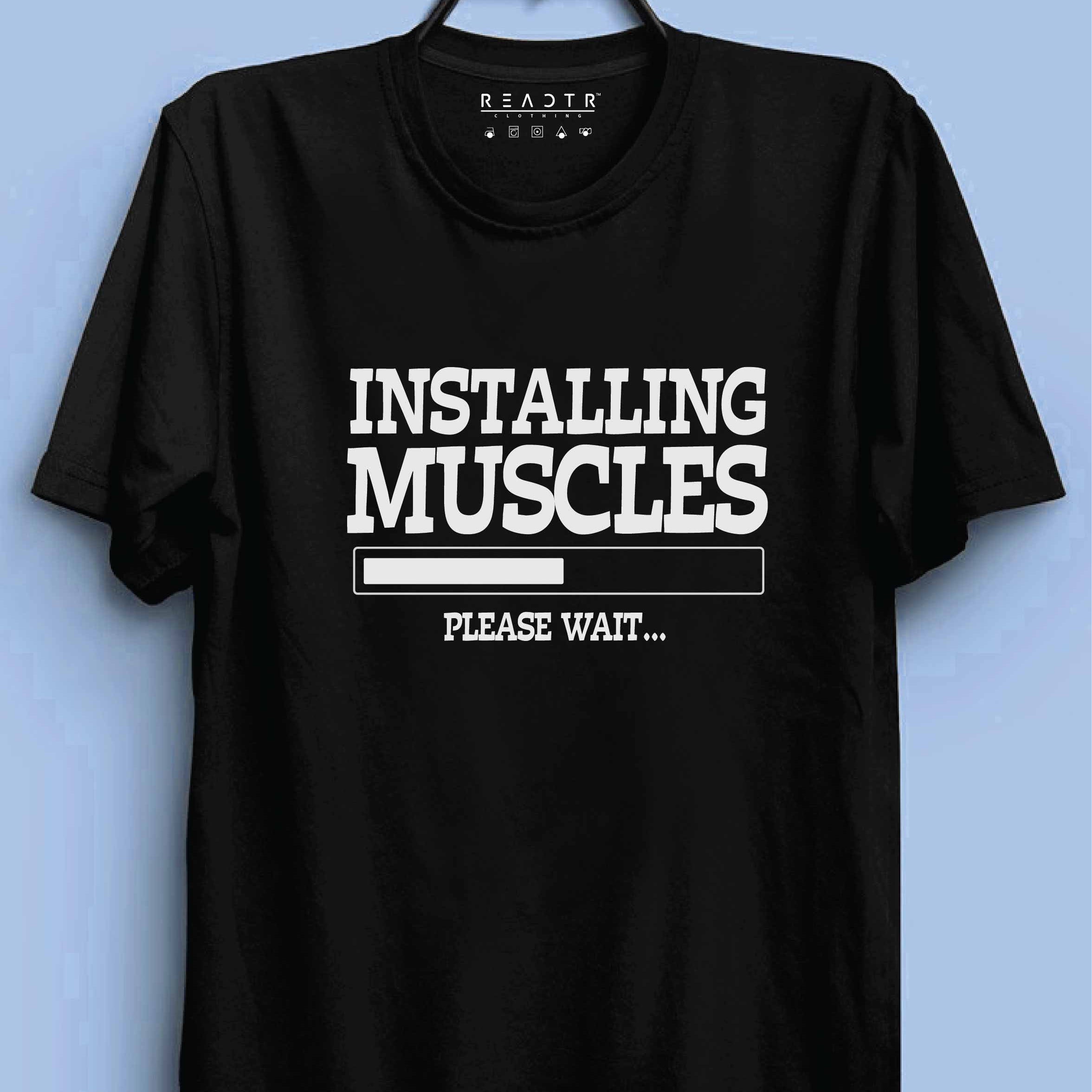 Installing Muscles Reactr Tshirts For Men - Eyewearlabs