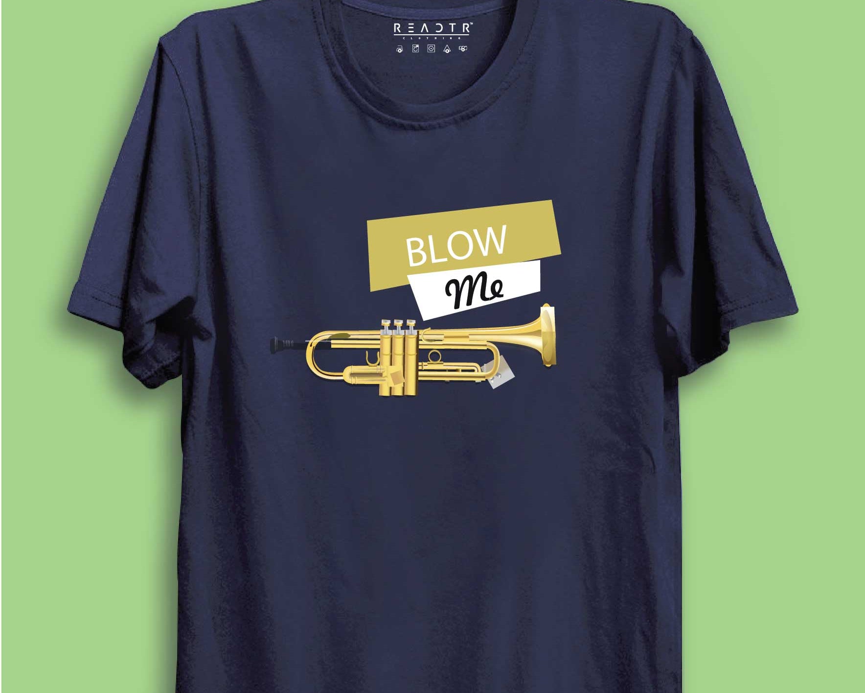 Blow Me Reactr Tshirts For Men - Eyewearlabs