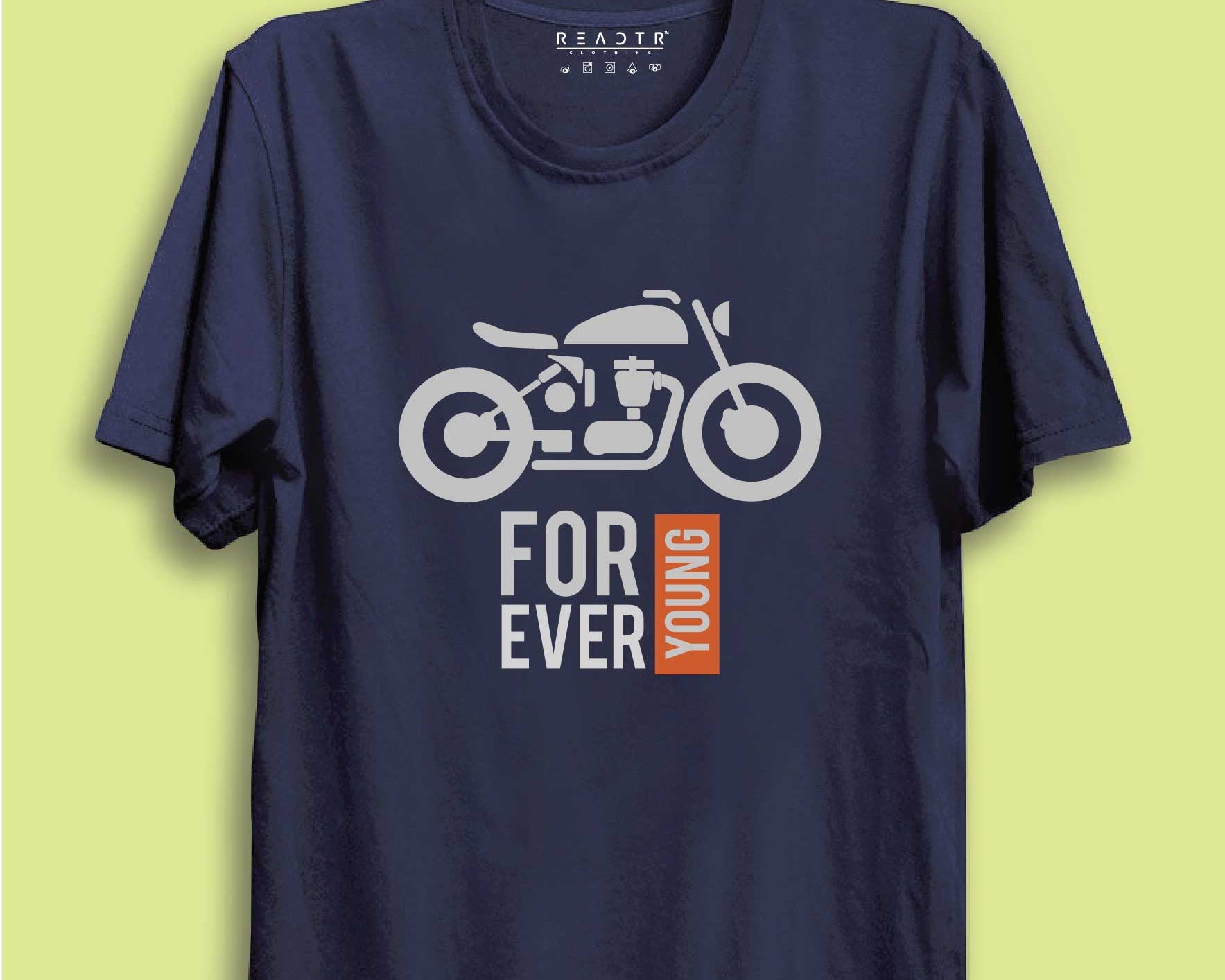 Forever Young Reactr Tshirts For Men - Eyewearlabs
