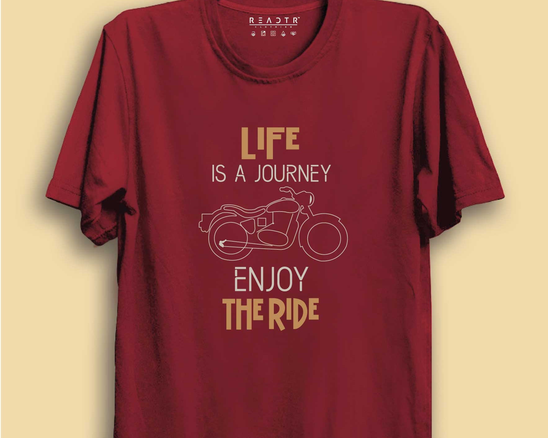 Enjoy The Ride Reactr Tshirts For Men - Eyewearlabs