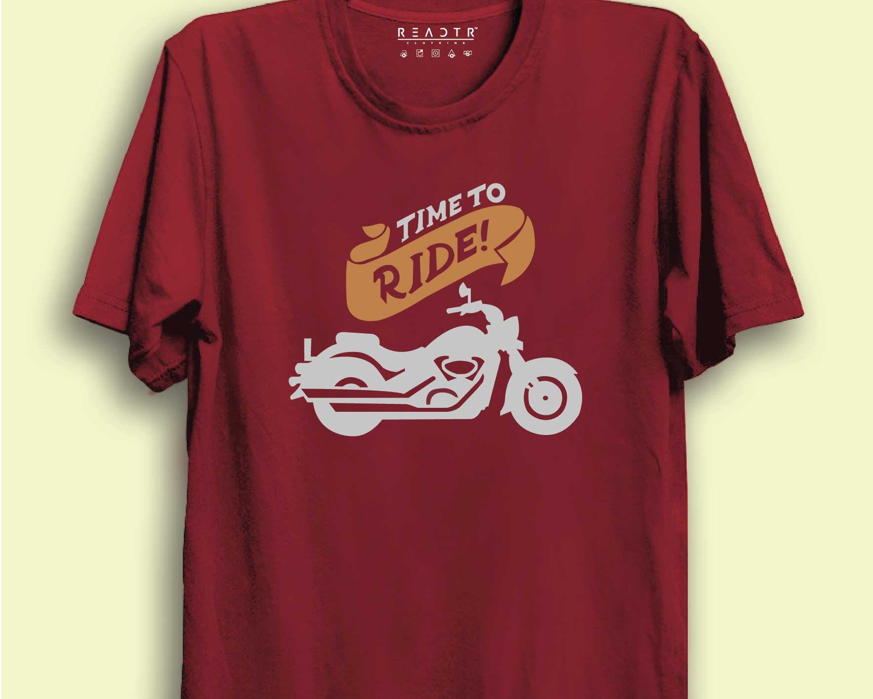 Time To Ride Reactr Tshirts For Men - Eyewearlabs