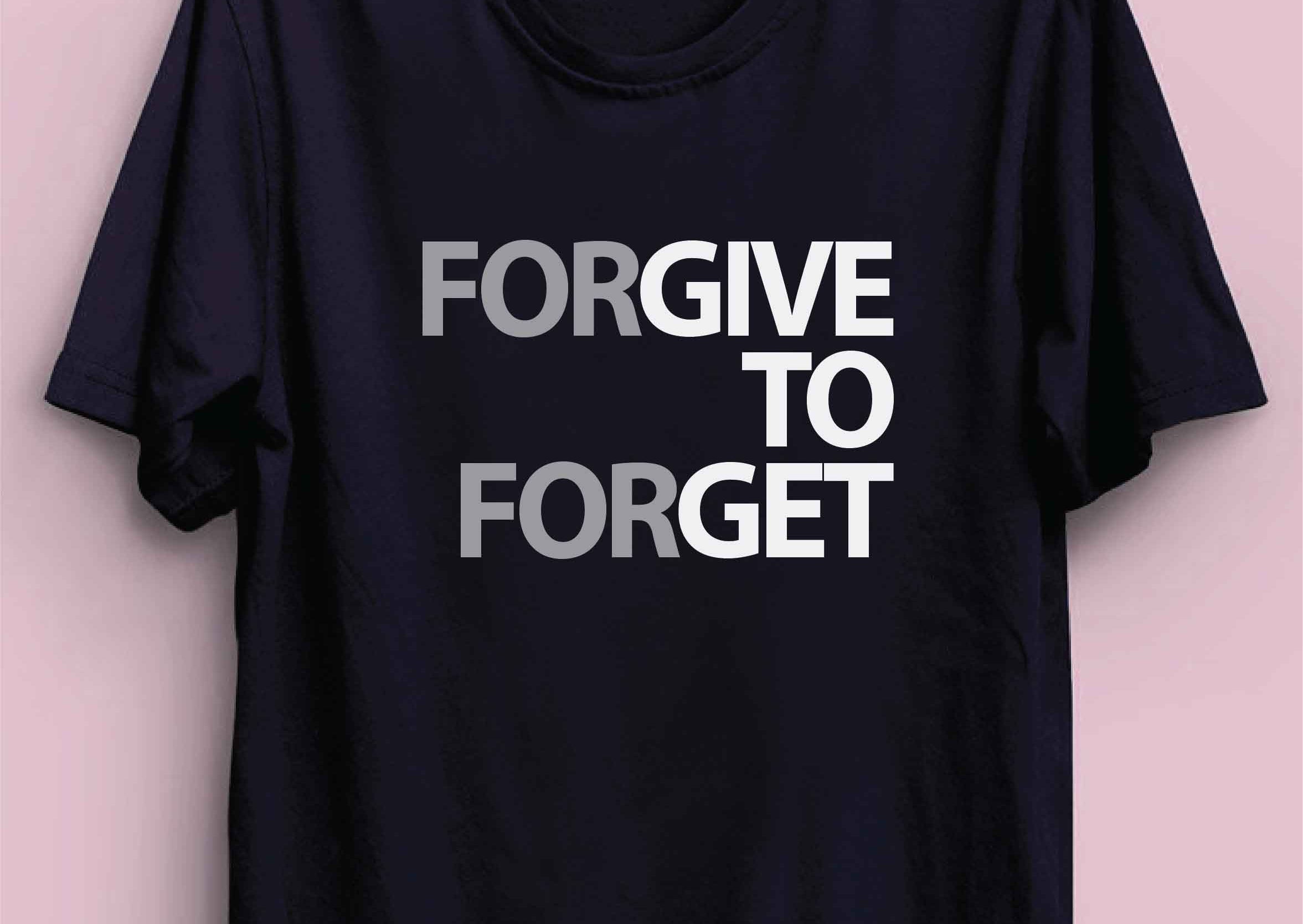 Forgive to Forget Reactr Tshirts For Men - Eyewearlabs