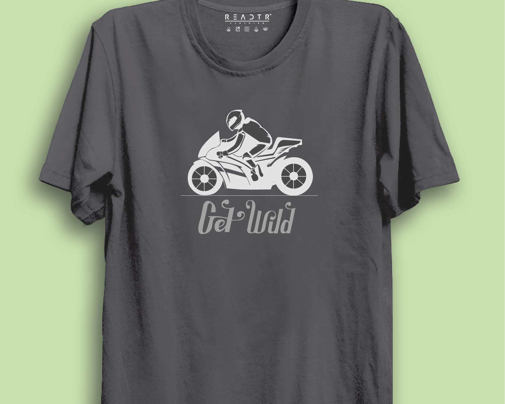 Get Wild Reactr Tshirts For Men - Eyewearlabs