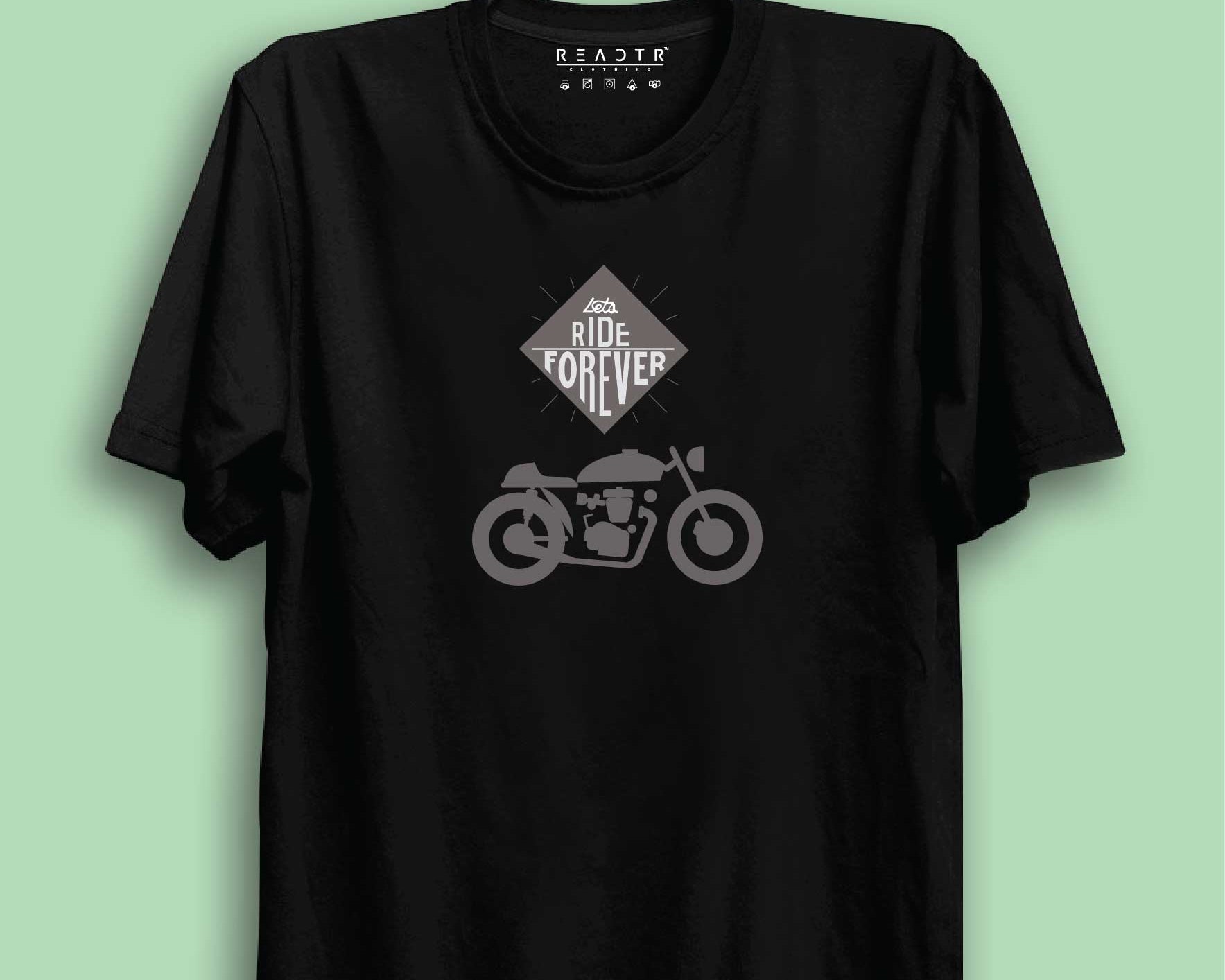 Lets Ride Forever Reactr Tshirts For Men - Eyewearlabs
