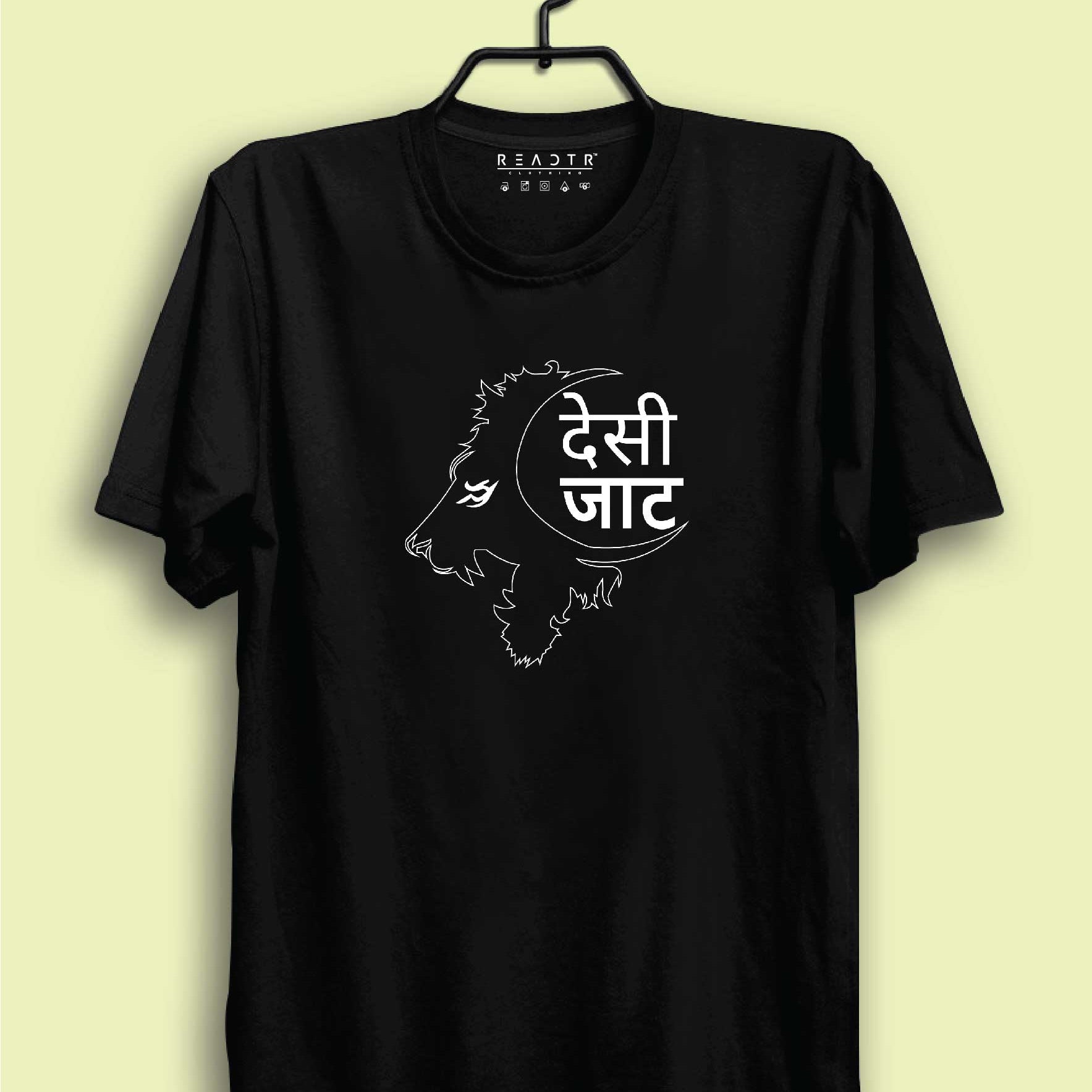 Desi Jatt Reactr Tshirts For Men - Eyewearlabs