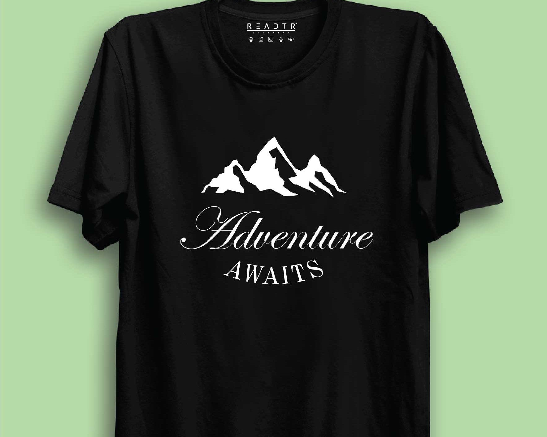 Adventure Awaits Reactr Tshirts For Men - Eyewearlabs