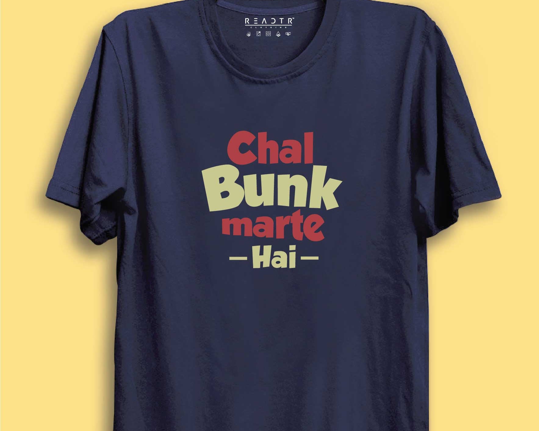 Chal Bunk Marte Hai Reactr Tshirts For Men - Eyewearlabs