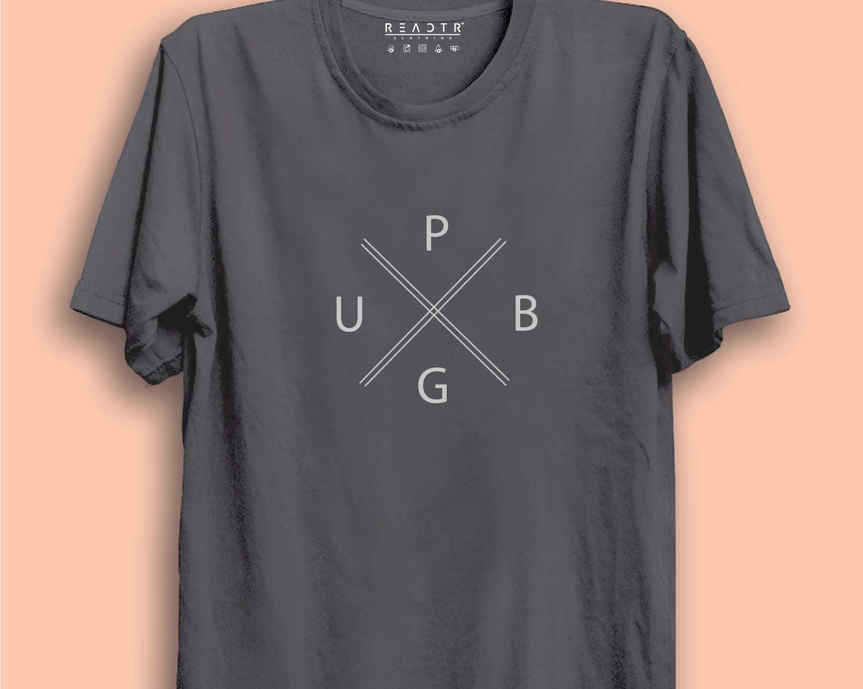 PUBG Reactr Tshirts For Men - Eyewearlabs