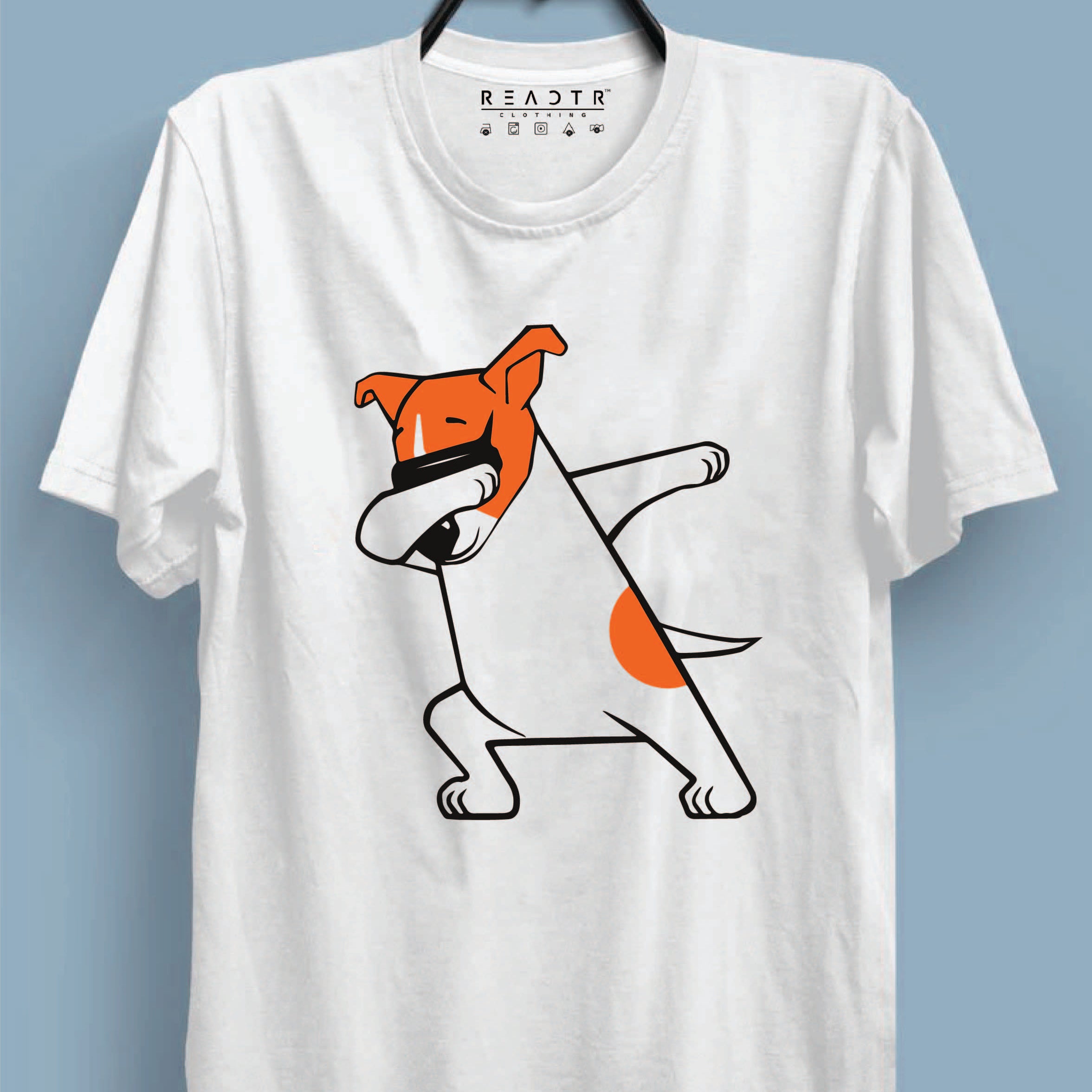 Dabbing Dog Reactr Tshirts For Men - Eyewearlabs