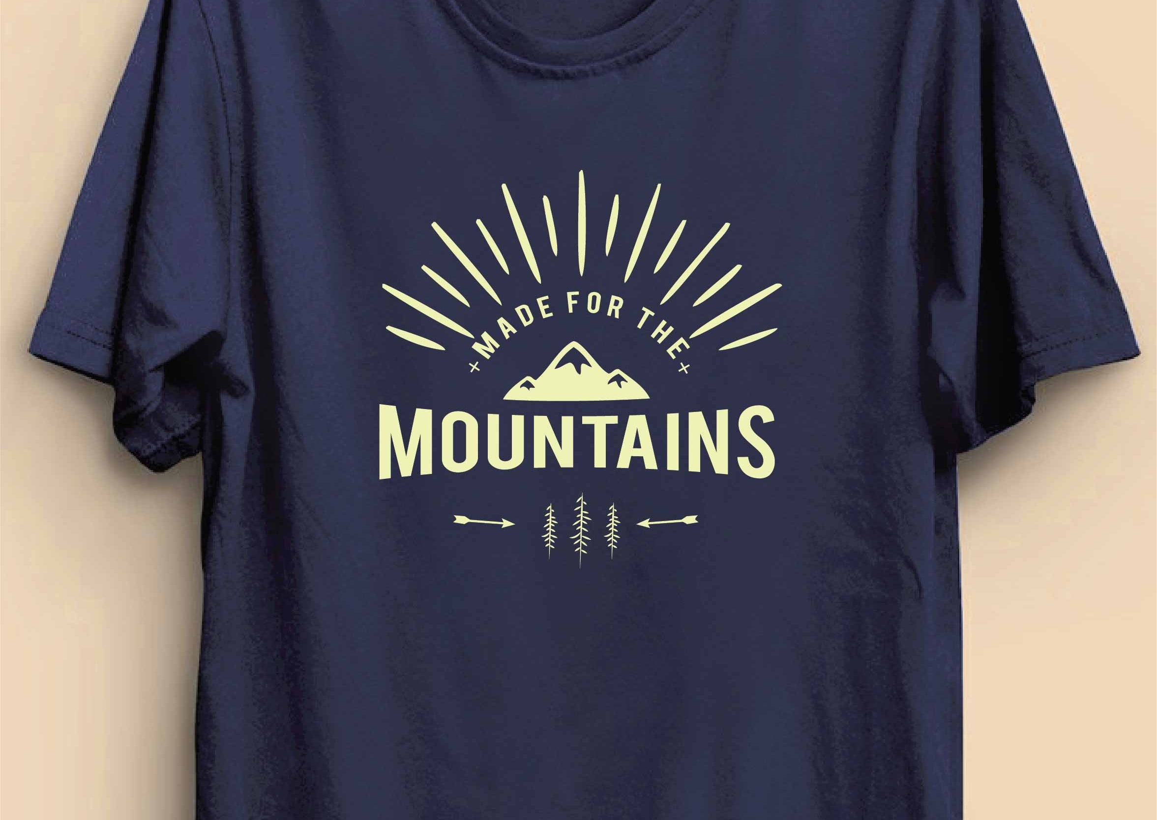 Made For The Mountains Reactr Tshirts For Men - Eyewearlabs