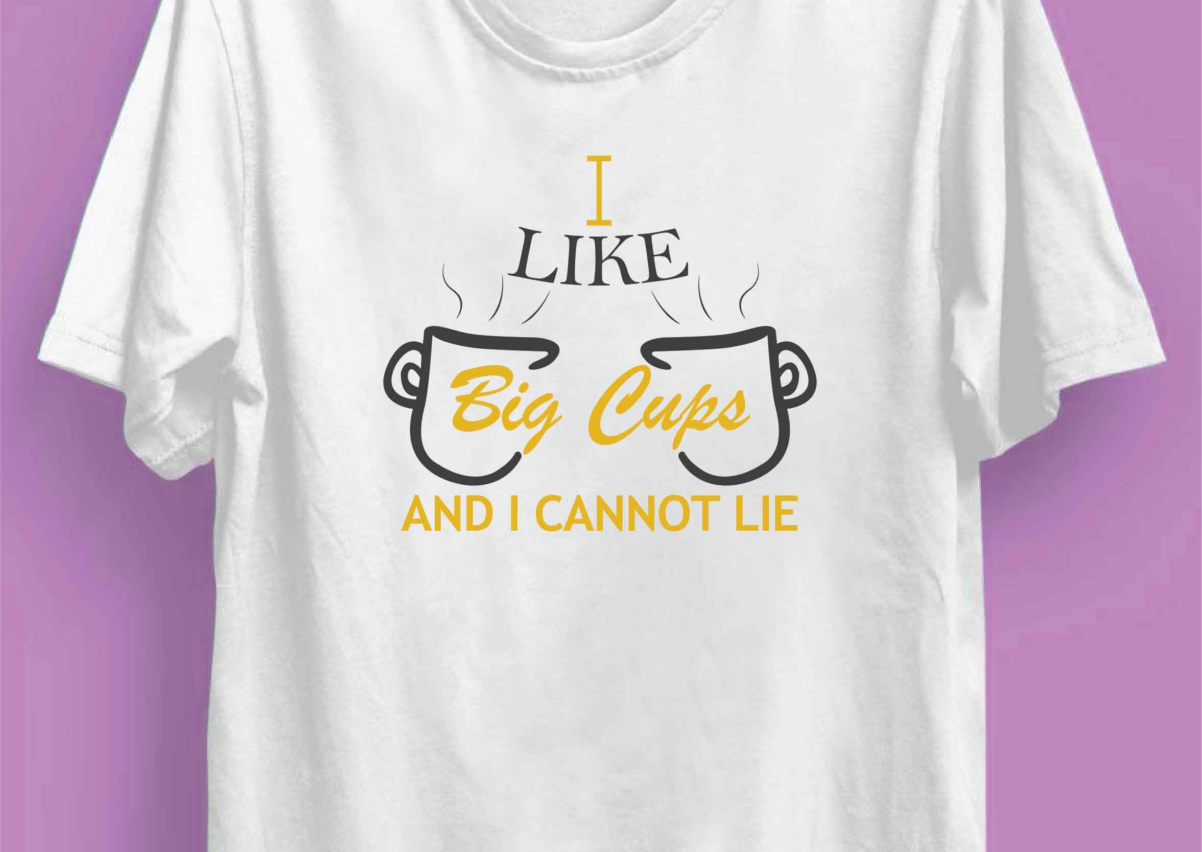 I like Big Cups Reactr Tshirts For Men - Eyewearlabs