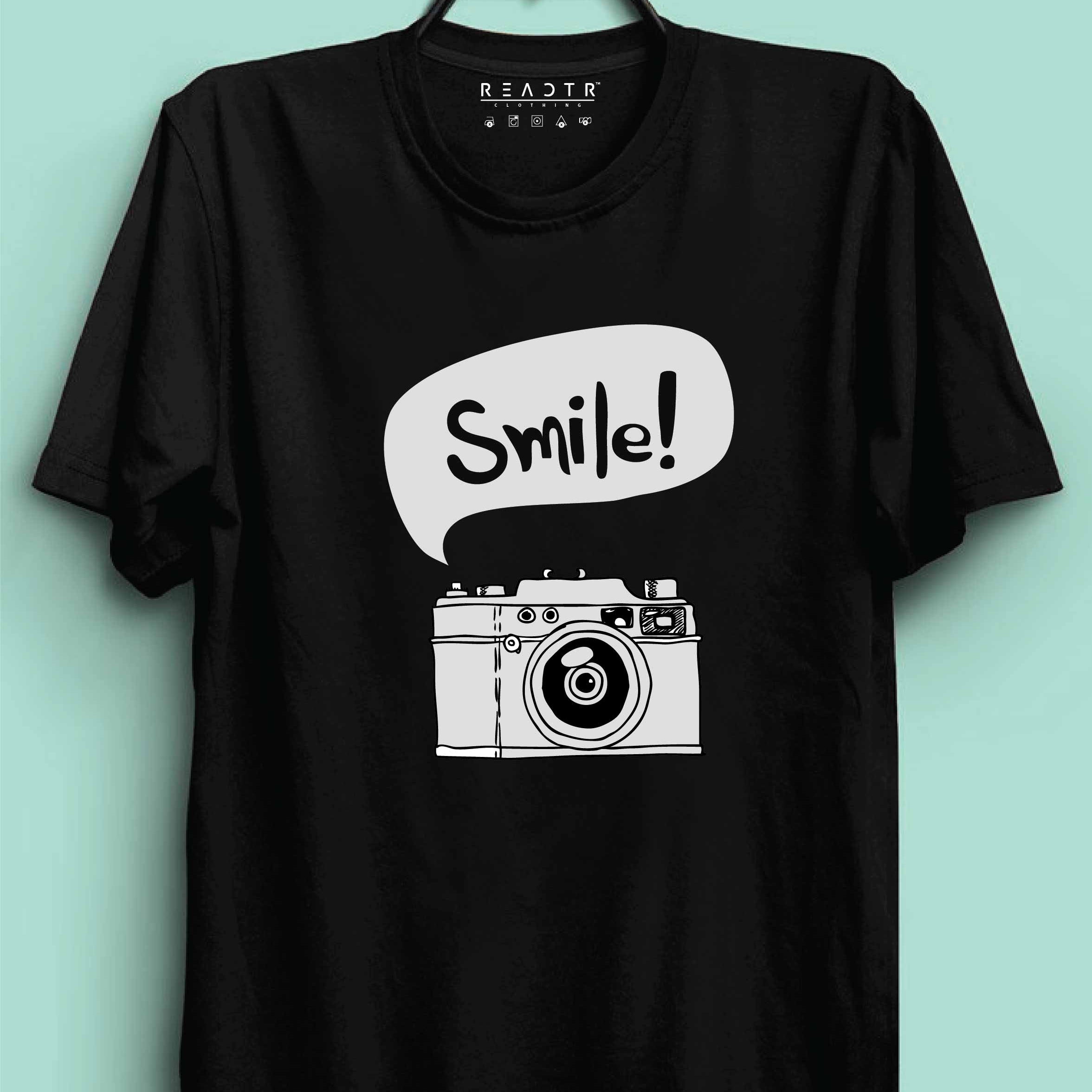 Smile Reactr Tshirts For Men - Eyewearlabs