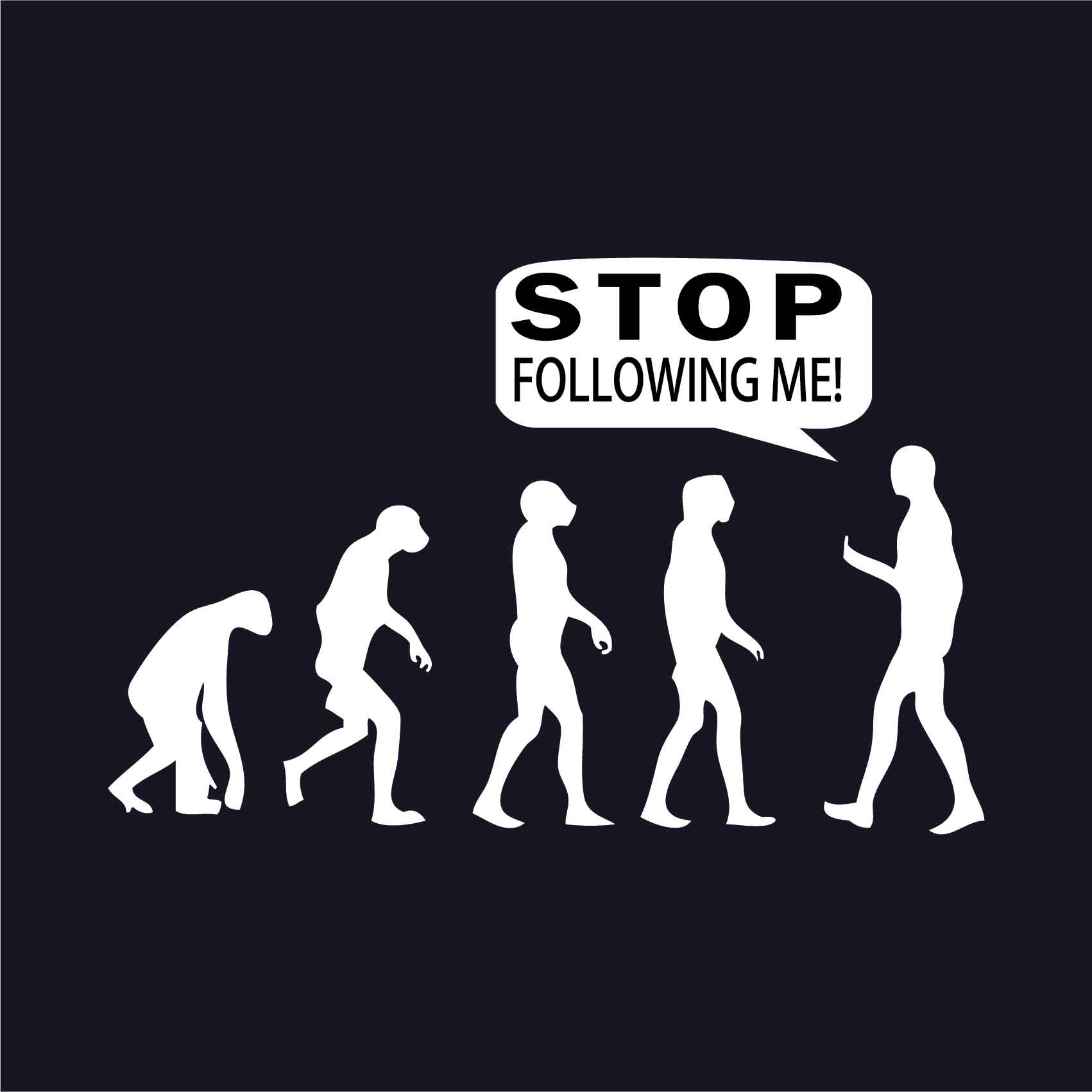 Stop Following Me Reactr Tshirts For Men - Eyewearlabs
