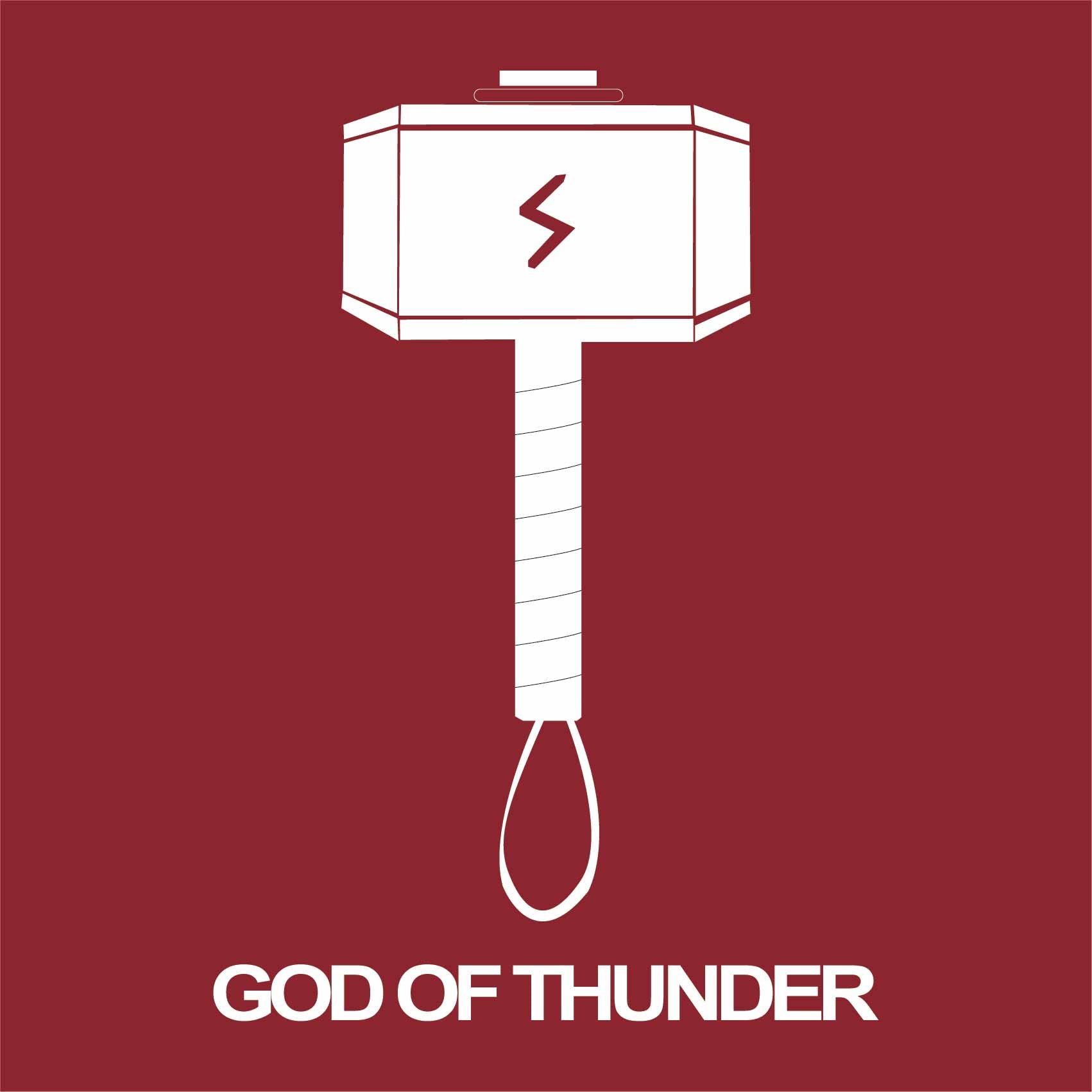 God Of Thunder Reactr Tshirts For Men - Eyewearlabs