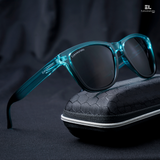 Falcon Silver & Vision Black - Set of 2 Couple Sunglasses