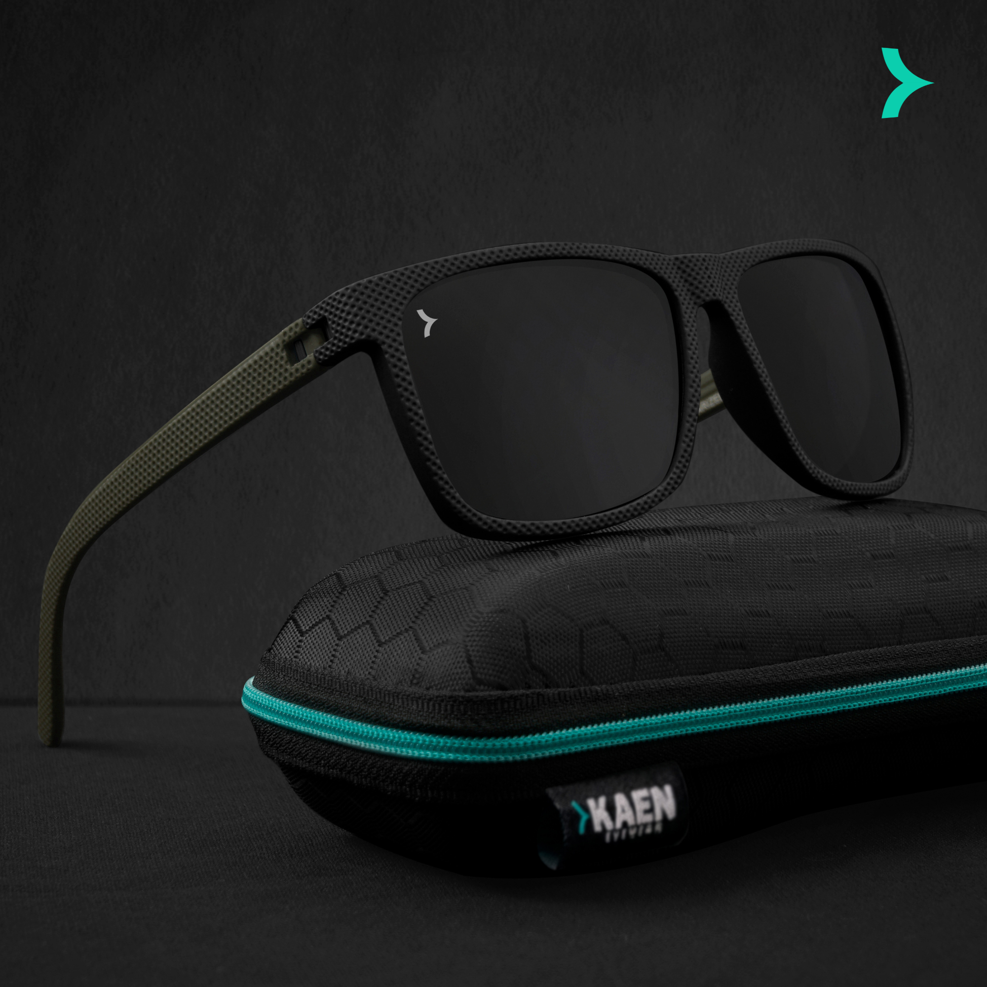 Kev Green Power Sunglasses