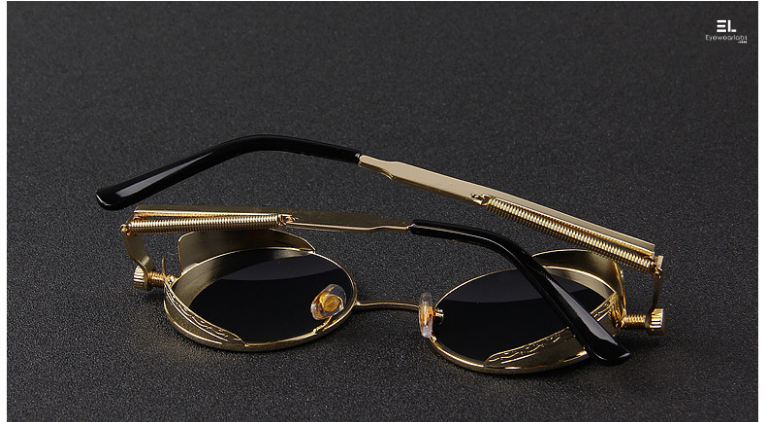 Wilcox Black Gold Eyewearlabs Power Sunglasses - Eyewearlabs
