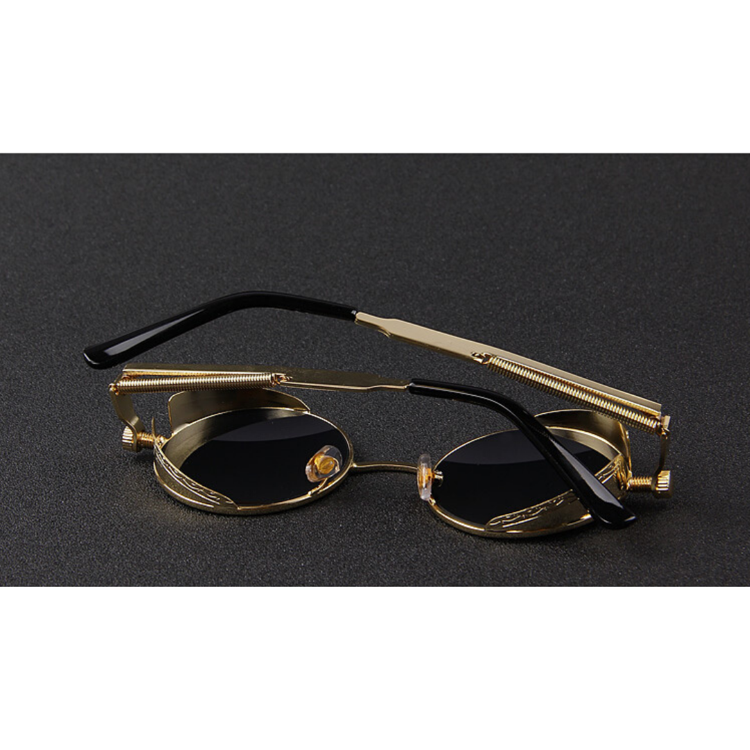 Wilcox Black Gold Eyewearlabs Power Sunglasses - Eyewearlabs