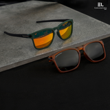 Olive Green & Hatcher Black - Set of 2 Couple Sunglasses