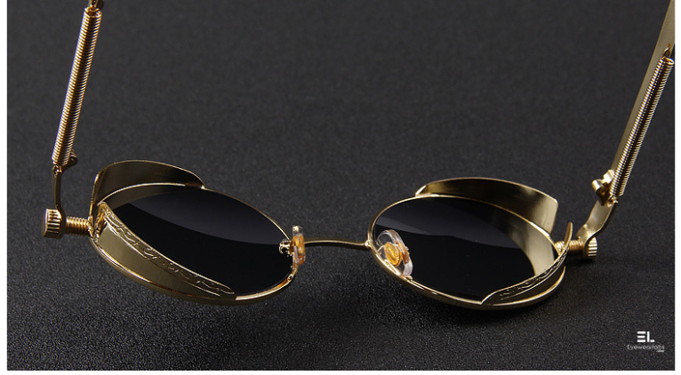 Wilcox Black Gold Eyewearlabs Power Sunglasses - Eyewearlabs