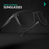Myles Crystal Grey Power Sunglasses