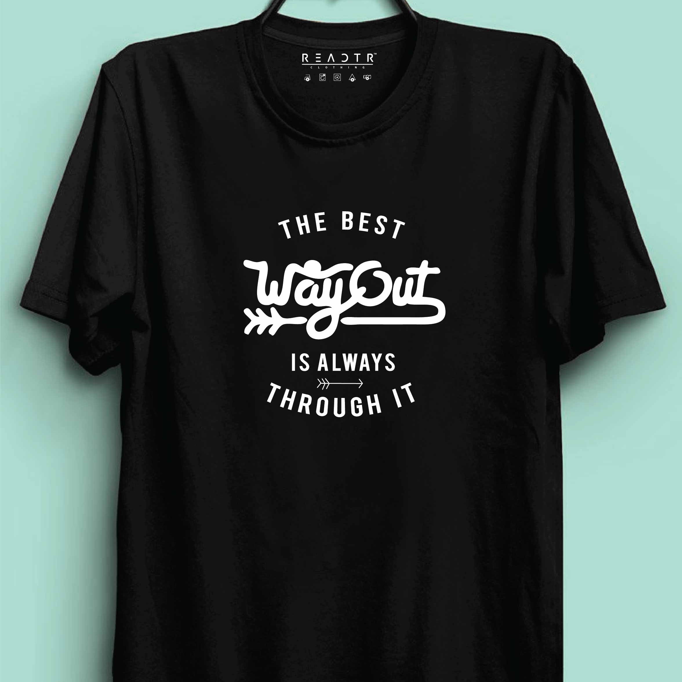 The Best Way Out Reactr Tshirts For Men - Eyewearlabs