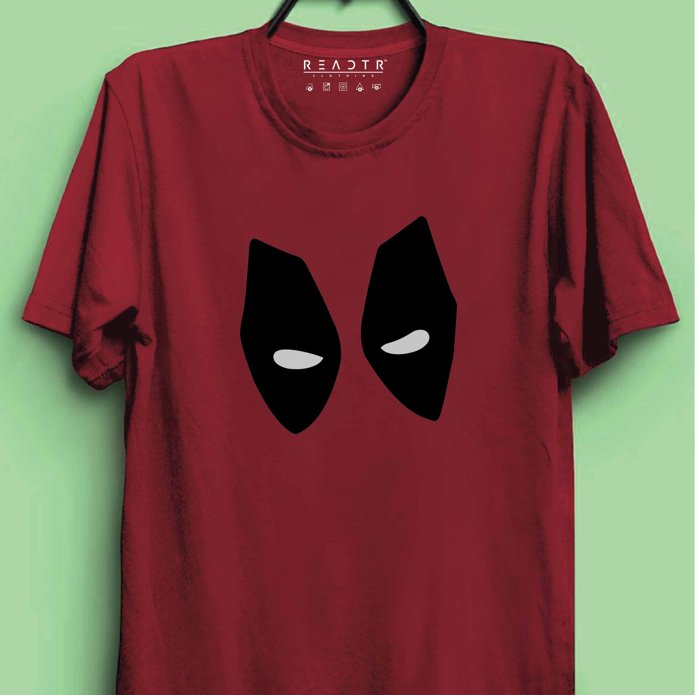 Deadpool Reactr Tshirts For Men - Eyewearlabs