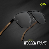 Legend Wood Black Power Sunglasses