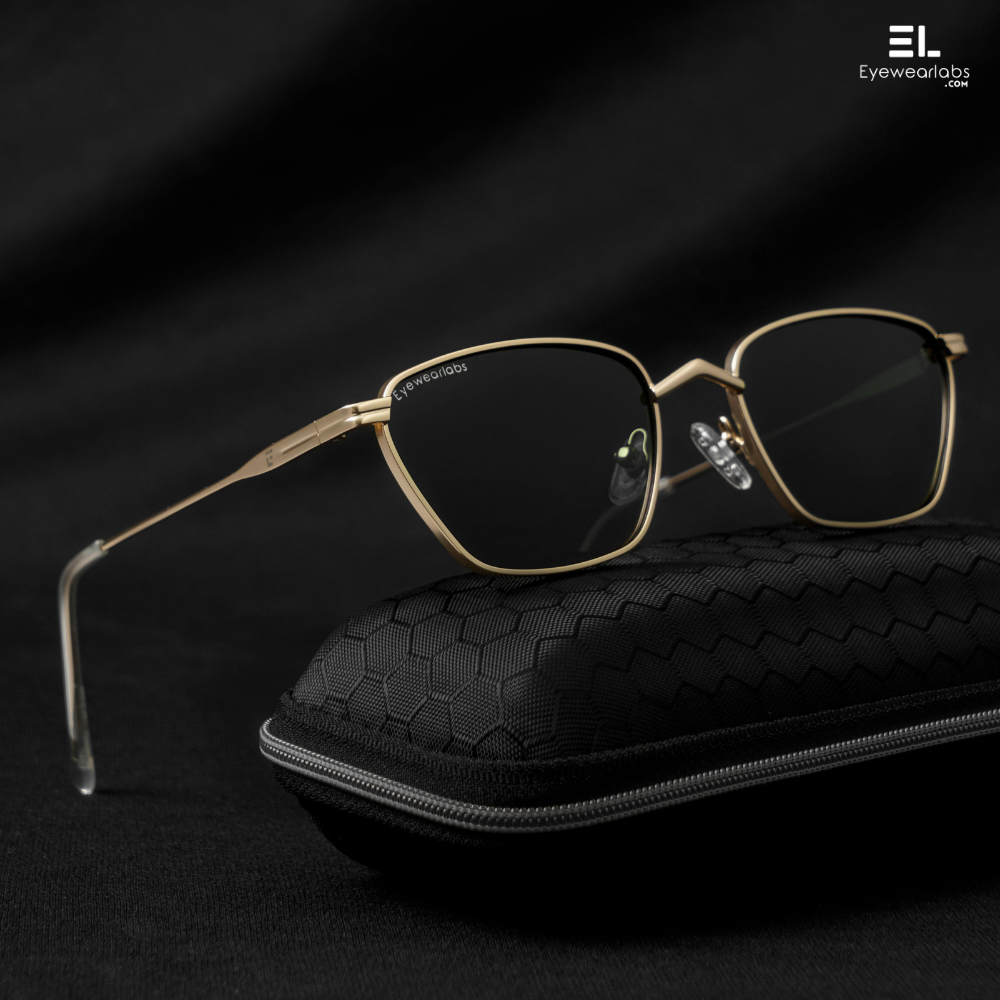 Andrew Black Gold Prescription Lens - Eyewearlabs