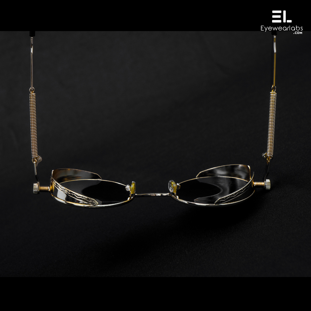 Wilcox Black Gold Eyewearlabs Power Sunglasses - Eyewearlabs