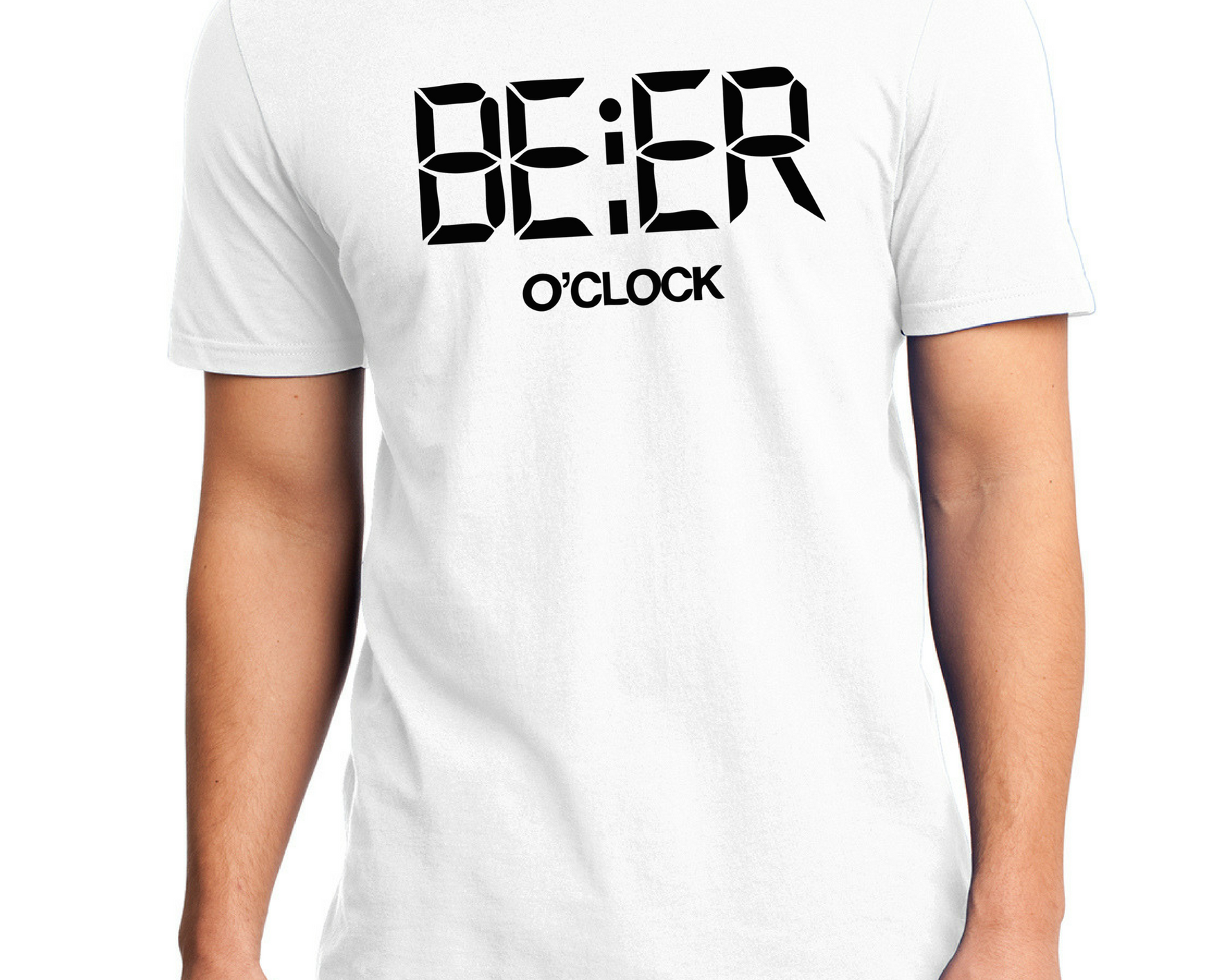 BEER O CLOCK Reactr Tshirts For Men - Eyewearlabs