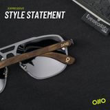 Legend Wood Black Power Sunglasses