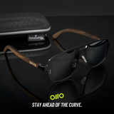 Legend Wood Black Power Sunglasses