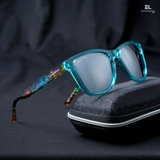 Falcon Silver & Vision Black - Set of 2 Couple Sunglasses