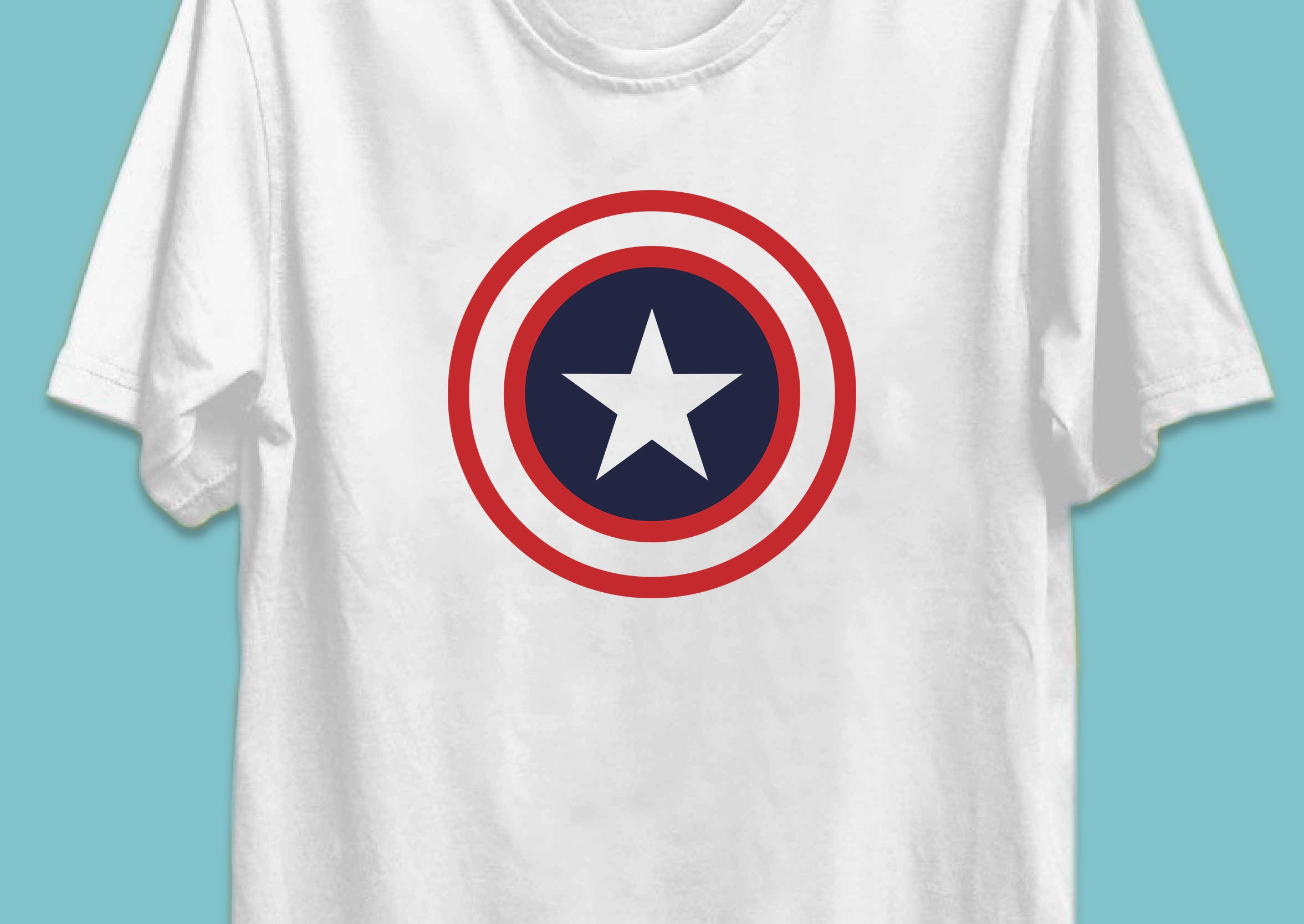 Captain America Shield Reactr Tshirts For Men - Eyewearlabs