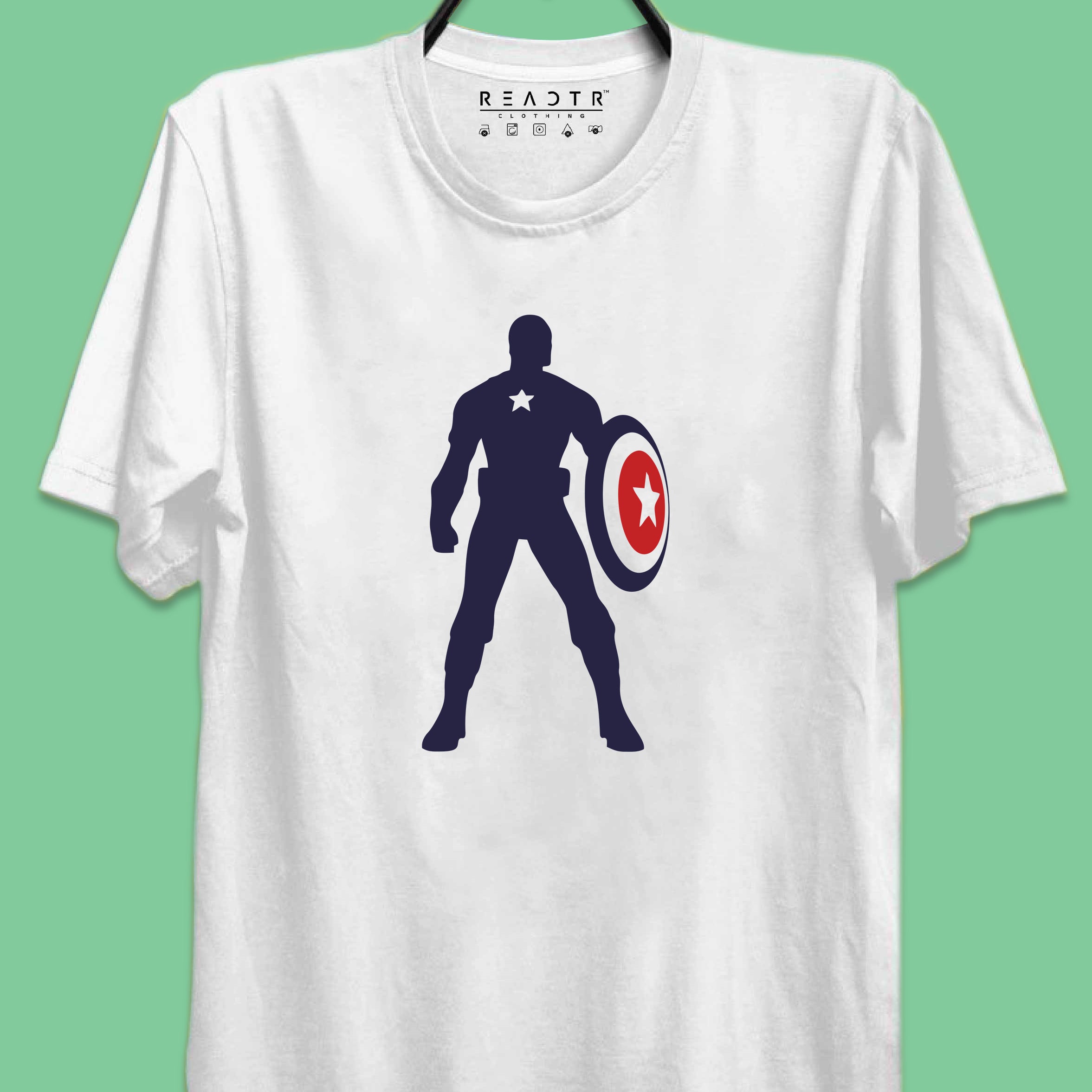 Captain America Reactr Tshirs For Men - Eyewearlabs